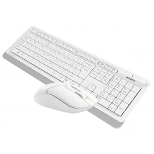 Клавиатура + мышь A4Tech Fstyler FG1012 клав:белый мышь:белый USB беспроводная Multimedia (FG1012 WHITE)